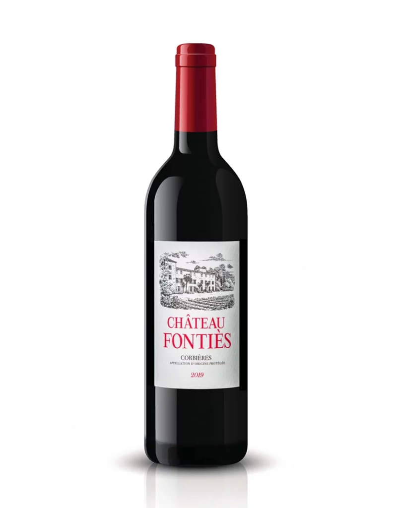 Bouteille de vin Château Fontiès 2019 AOP Corbières